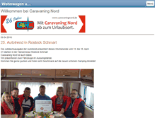 Tablet Screenshot of caravaningnord.de